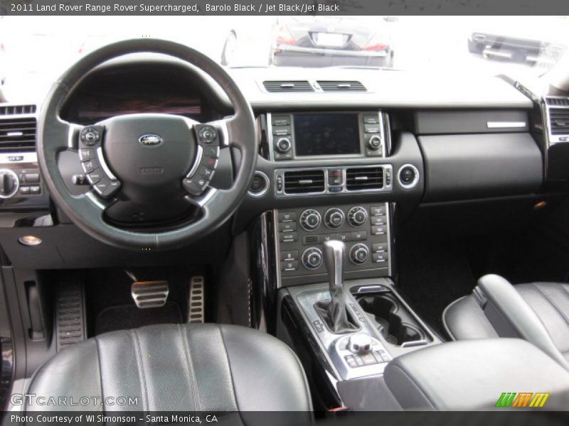 Barolo Black / Jet Black/Jet Black 2011 Land Rover Range Rover Supercharged