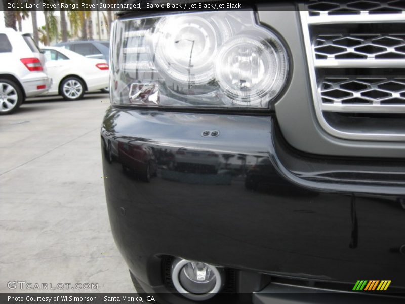 Barolo Black / Jet Black/Jet Black 2011 Land Rover Range Rover Supercharged