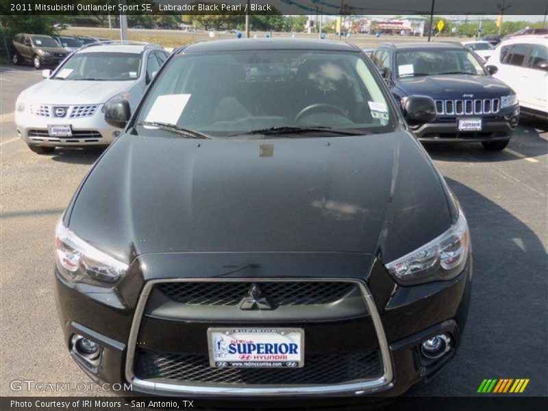 Labrador Black Pearl / Black 2011 Mitsubishi Outlander Sport SE