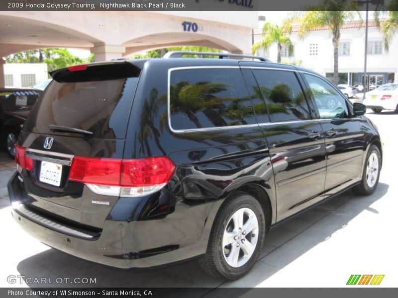 Nighthawk Black Pearl / Black 2009 Honda Odyssey Touring