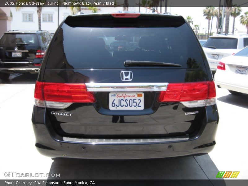Nighthawk Black Pearl / Black 2009 Honda Odyssey Touring
