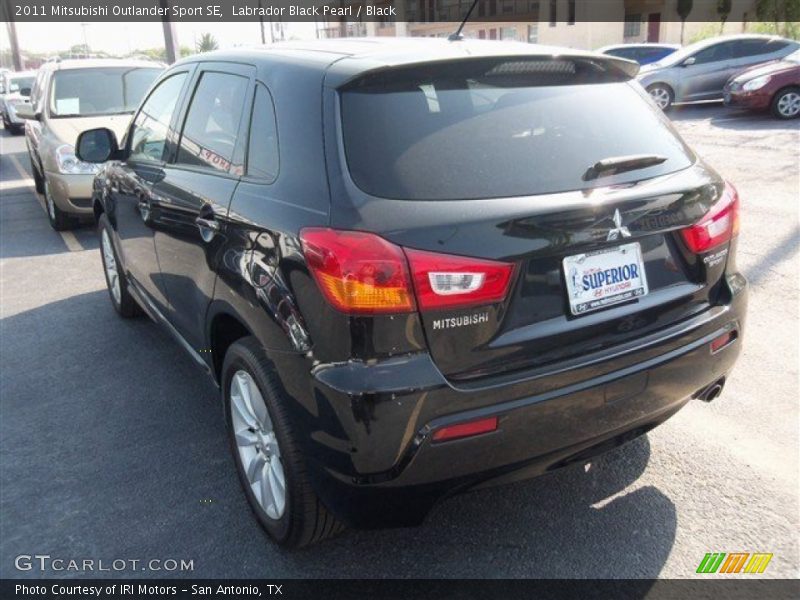 Labrador Black Pearl / Black 2011 Mitsubishi Outlander Sport SE