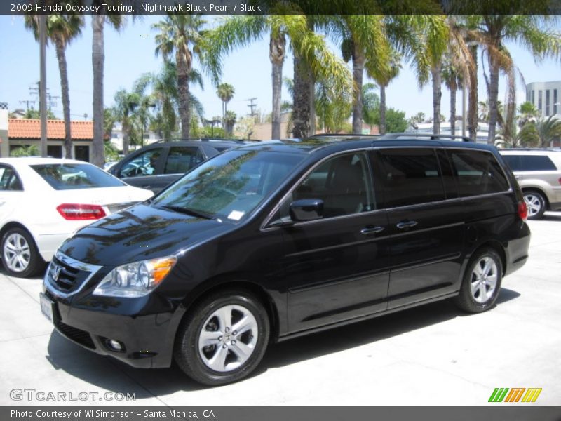 Nighthawk Black Pearl / Black 2009 Honda Odyssey Touring