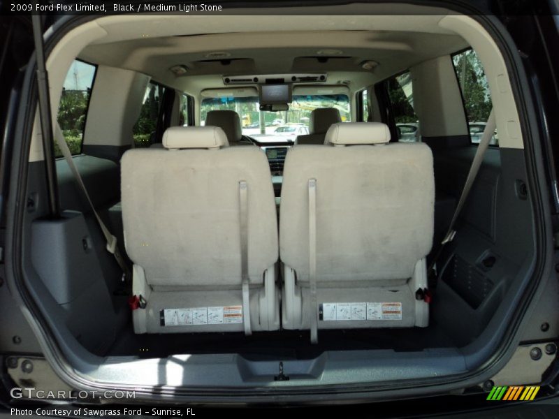 Black / Medium Light Stone 2009 Ford Flex Limited