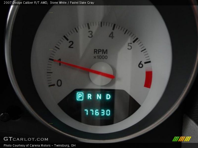 Stone White / Pastel Slate Gray 2007 Dodge Caliber R/T AWD