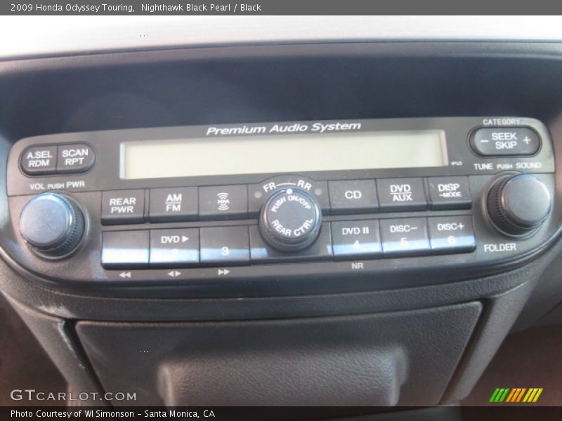 Nighthawk Black Pearl / Black 2009 Honda Odyssey Touring