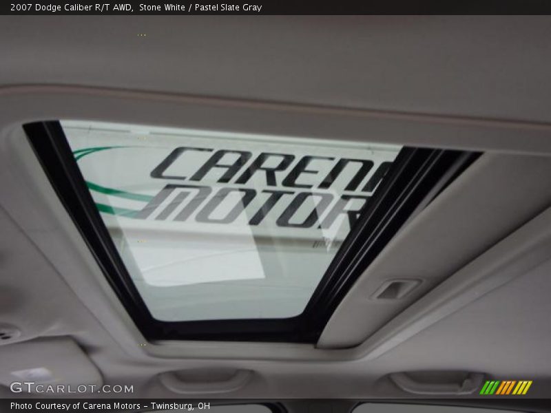 Stone White / Pastel Slate Gray 2007 Dodge Caliber R/T AWD