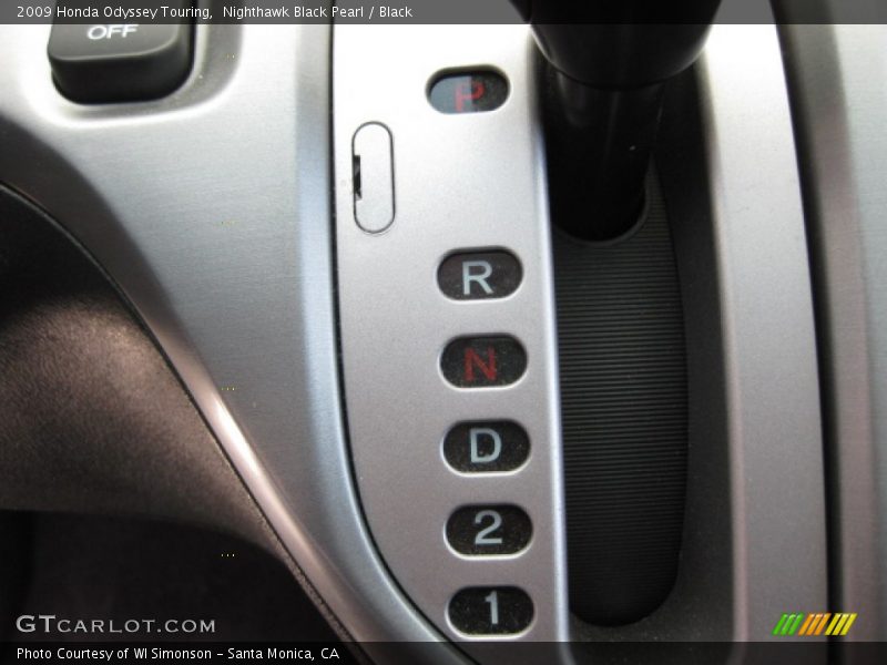 Nighthawk Black Pearl / Black 2009 Honda Odyssey Touring