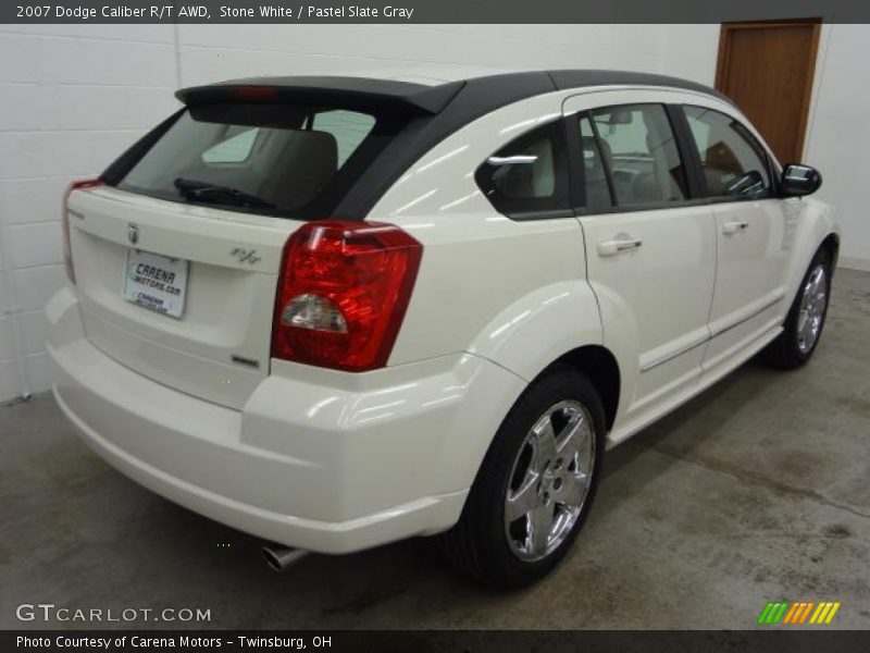 Stone White / Pastel Slate Gray 2007 Dodge Caliber R/T AWD