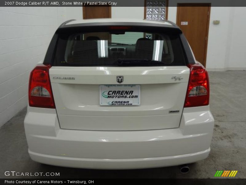 Stone White / Pastel Slate Gray 2007 Dodge Caliber R/T AWD