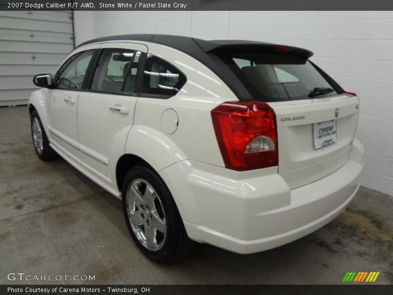Stone White / Pastel Slate Gray 2007 Dodge Caliber R/T AWD
