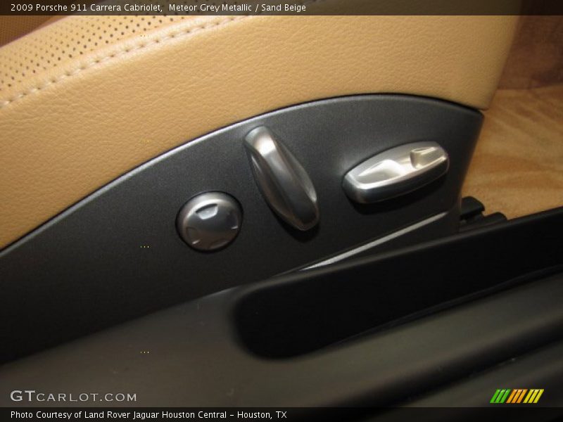 Meteor Grey Metallic / Sand Beige 2009 Porsche 911 Carrera Cabriolet