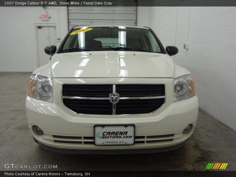 Stone White / Pastel Slate Gray 2007 Dodge Caliber R/T AWD