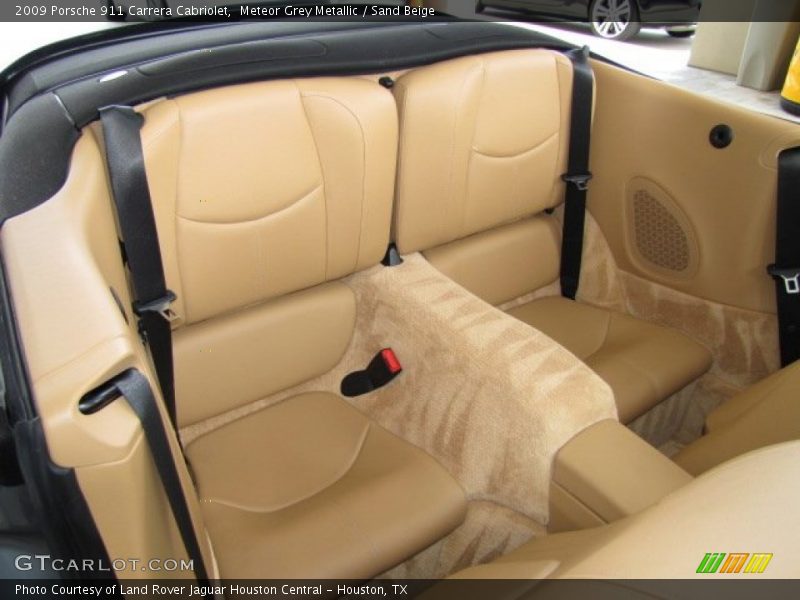 Meteor Grey Metallic / Sand Beige 2009 Porsche 911 Carrera Cabriolet