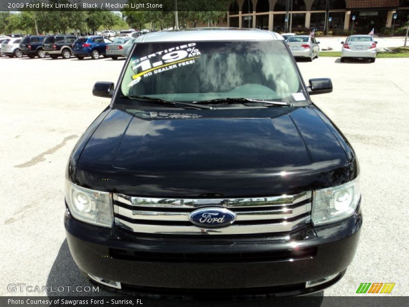 Black / Medium Light Stone 2009 Ford Flex Limited