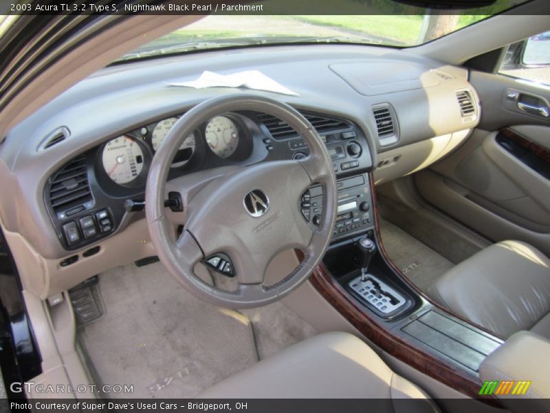 Nighthawk Black Pearl / Parchment 2003 Acura TL 3.2 Type S