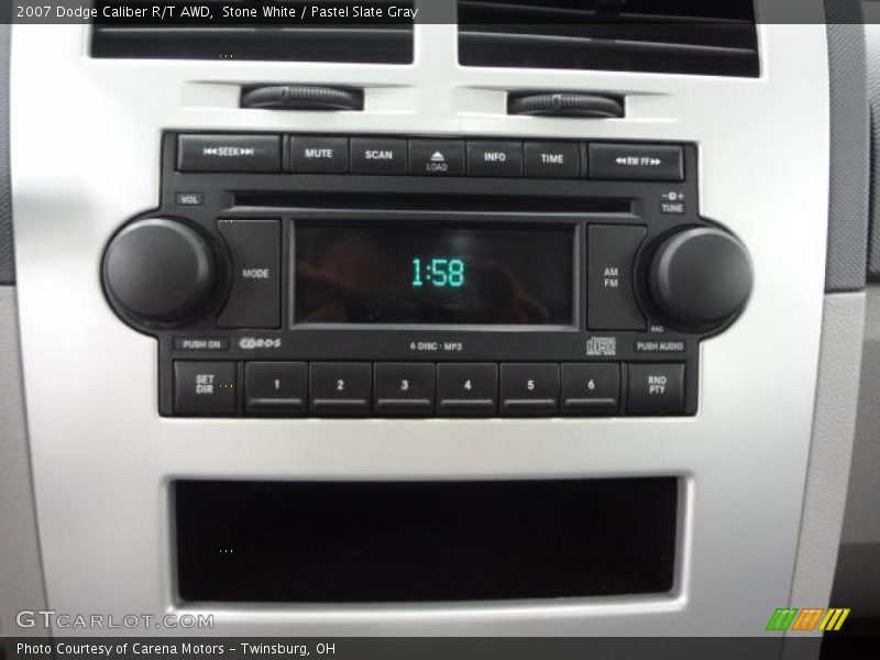 Stone White / Pastel Slate Gray 2007 Dodge Caliber R/T AWD
