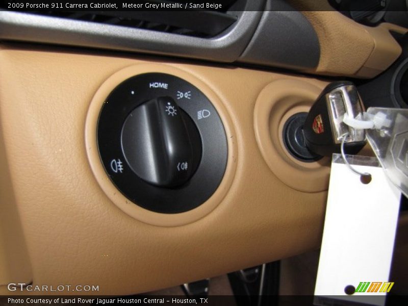 Meteor Grey Metallic / Sand Beige 2009 Porsche 911 Carrera Cabriolet
