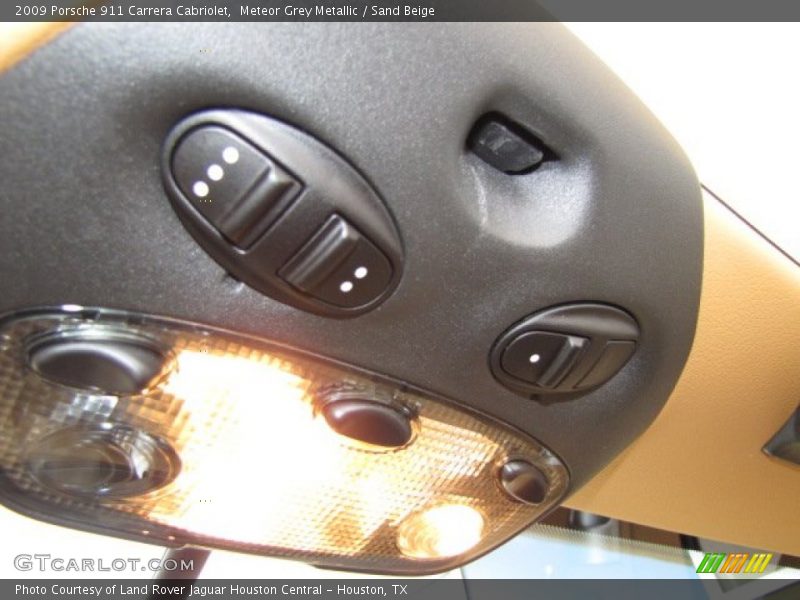 Meteor Grey Metallic / Sand Beige 2009 Porsche 911 Carrera Cabriolet