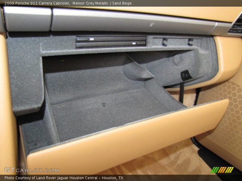 Meteor Grey Metallic / Sand Beige 2009 Porsche 911 Carrera Cabriolet
