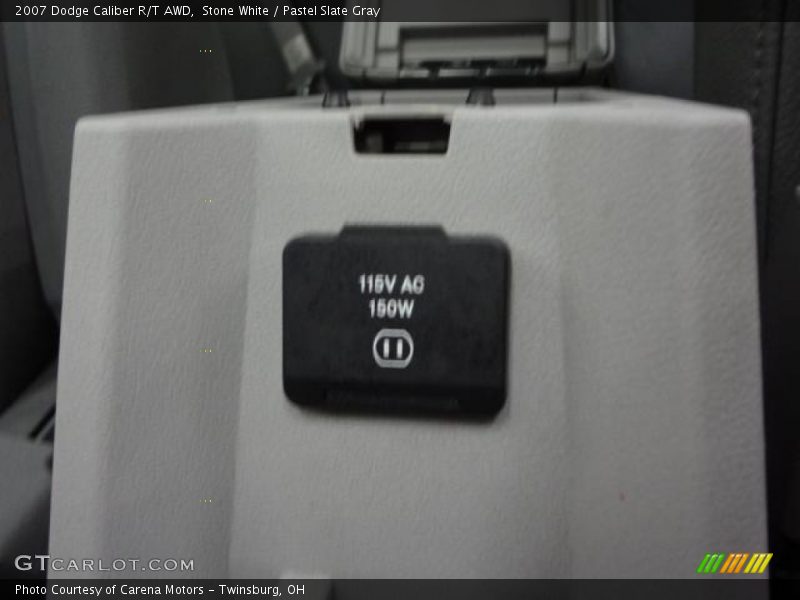 Stone White / Pastel Slate Gray 2007 Dodge Caliber R/T AWD