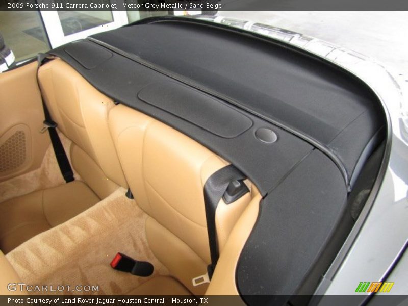 Meteor Grey Metallic / Sand Beige 2009 Porsche 911 Carrera Cabriolet