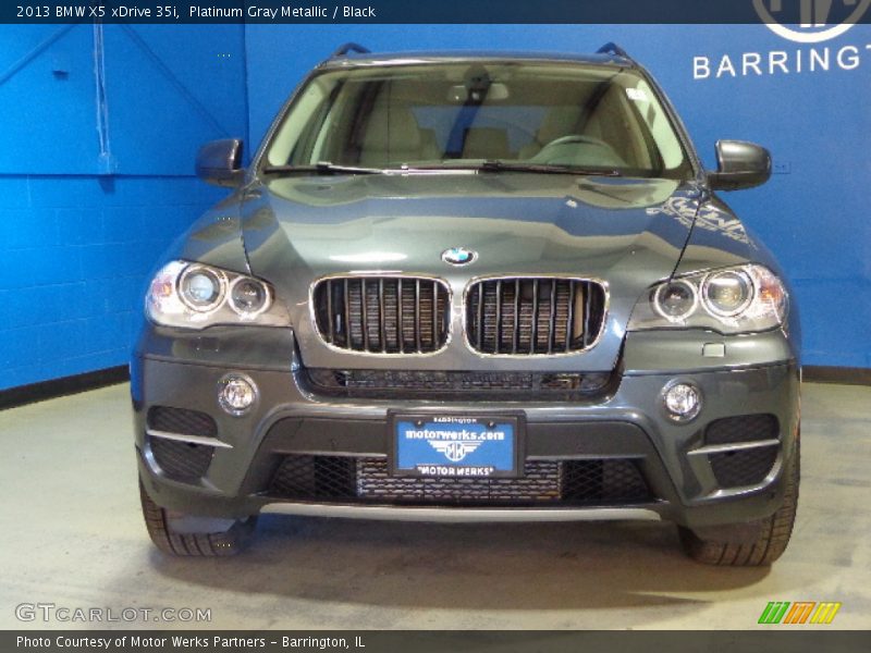 Platinum Gray Metallic / Black 2013 BMW X5 xDrive 35i