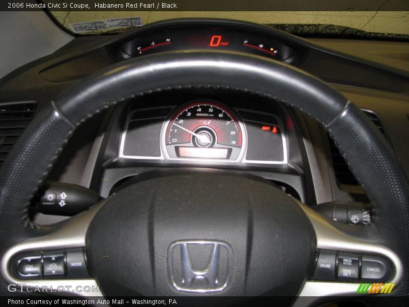 Habanero Red Pearl / Black 2006 Honda Civic Si Coupe
