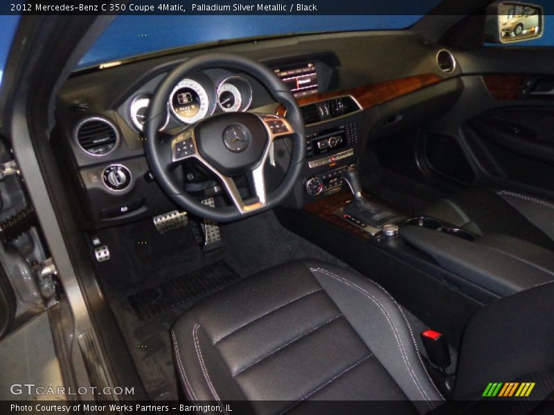 Black Interior - 2012 C 350 Coupe 4Matic 