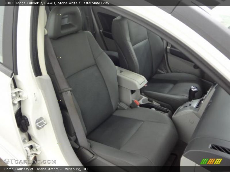 Stone White / Pastel Slate Gray 2007 Dodge Caliber R/T AWD