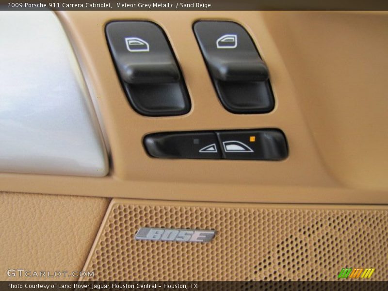 Meteor Grey Metallic / Sand Beige 2009 Porsche 911 Carrera Cabriolet