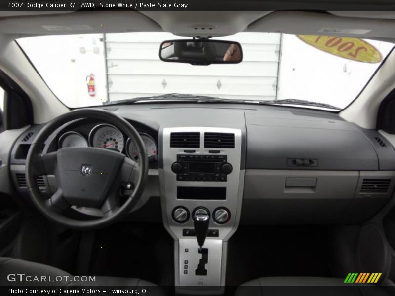 Stone White / Pastel Slate Gray 2007 Dodge Caliber R/T AWD