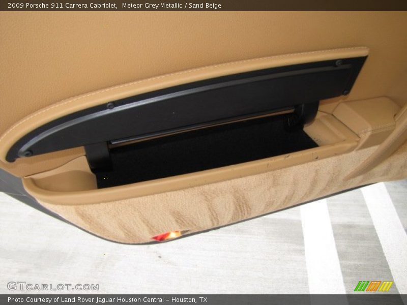 Meteor Grey Metallic / Sand Beige 2009 Porsche 911 Carrera Cabriolet