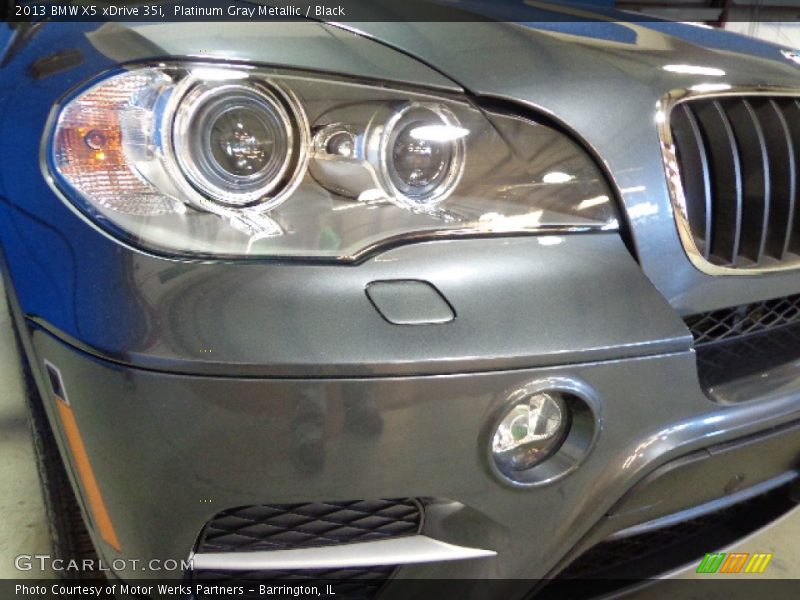 Platinum Gray Metallic / Black 2013 BMW X5 xDrive 35i