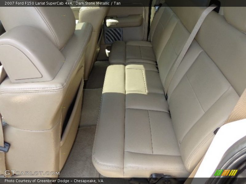 Dark Stone Metallic / Tan 2007 Ford F150 Lariat SuperCab 4x4