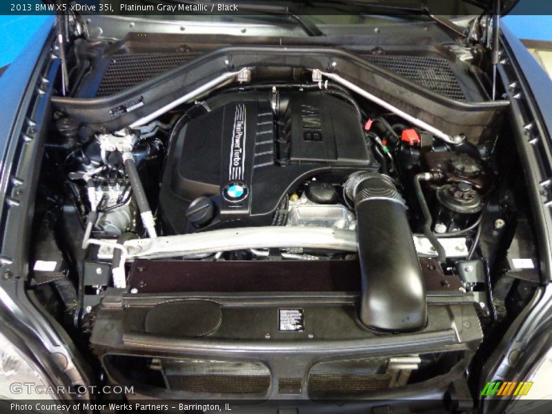 Platinum Gray Metallic / Black 2013 BMW X5 xDrive 35i