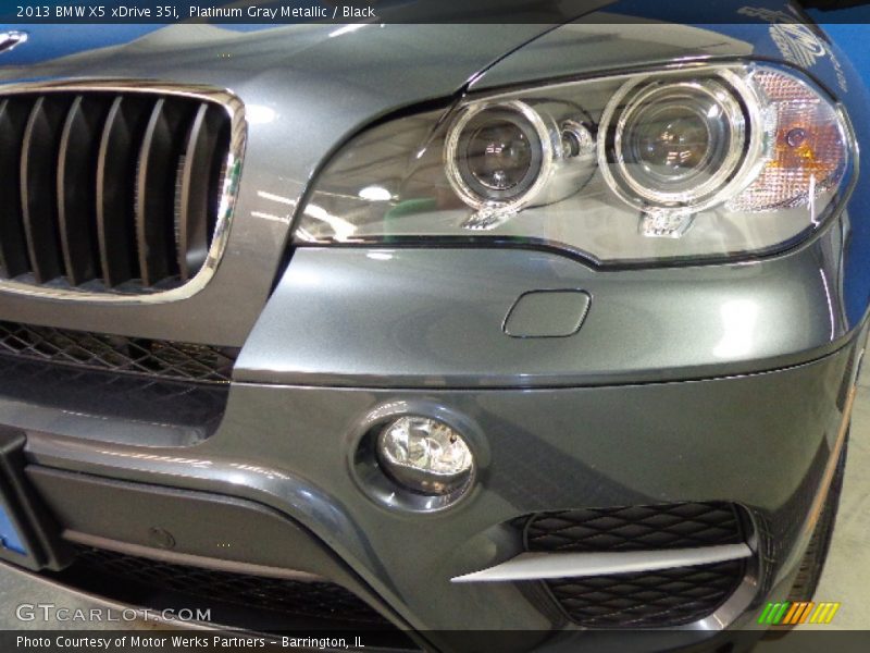 Platinum Gray Metallic / Black 2013 BMW X5 xDrive 35i