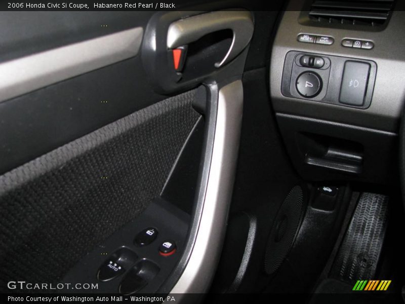 Habanero Red Pearl / Black 2006 Honda Civic Si Coupe