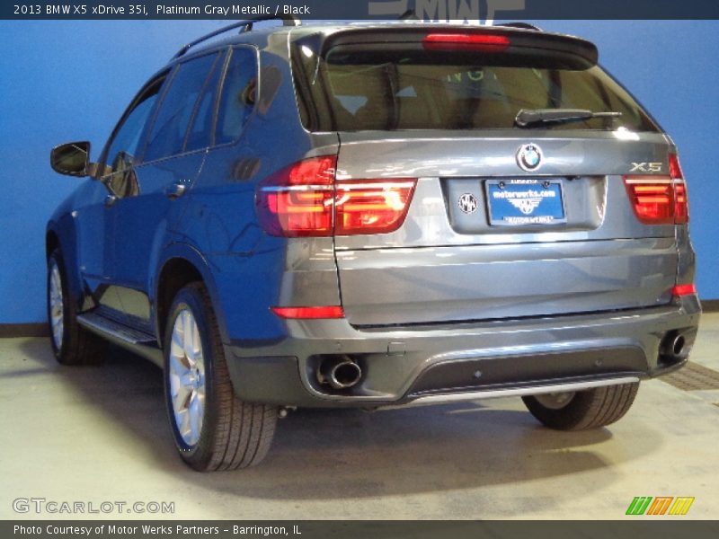 Platinum Gray Metallic / Black 2013 BMW X5 xDrive 35i