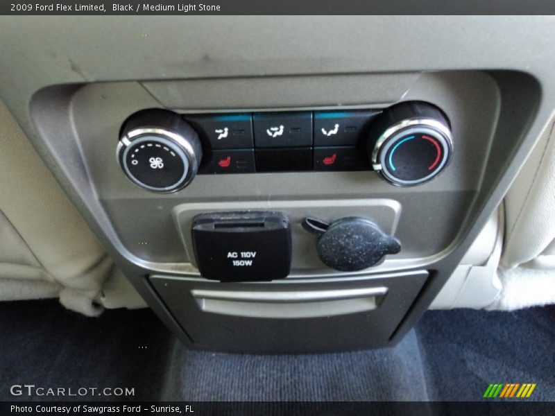 Black / Medium Light Stone 2009 Ford Flex Limited