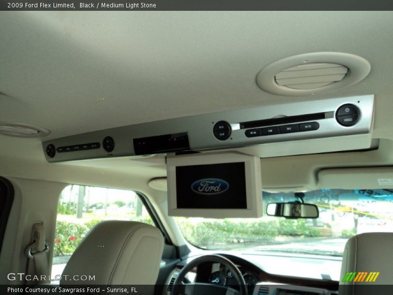 Black / Medium Light Stone 2009 Ford Flex Limited