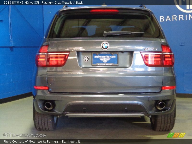 Platinum Gray Metallic / Black 2013 BMW X5 xDrive 35i