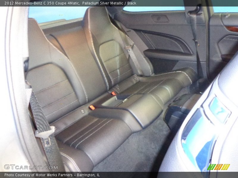 Rear Seat of 2012 C 350 Coupe 4Matic