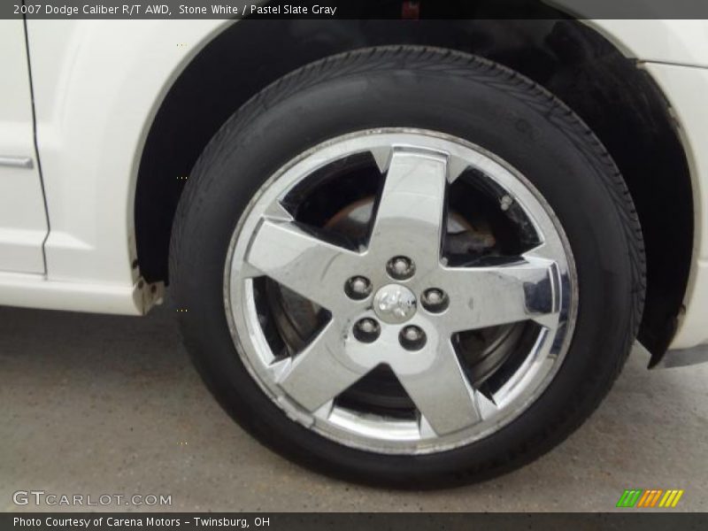 Stone White / Pastel Slate Gray 2007 Dodge Caliber R/T AWD