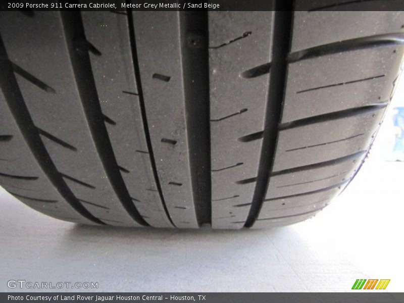 Meteor Grey Metallic / Sand Beige 2009 Porsche 911 Carrera Cabriolet