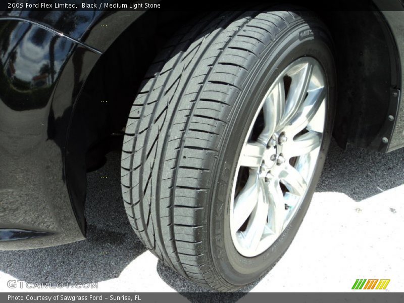 Black / Medium Light Stone 2009 Ford Flex Limited