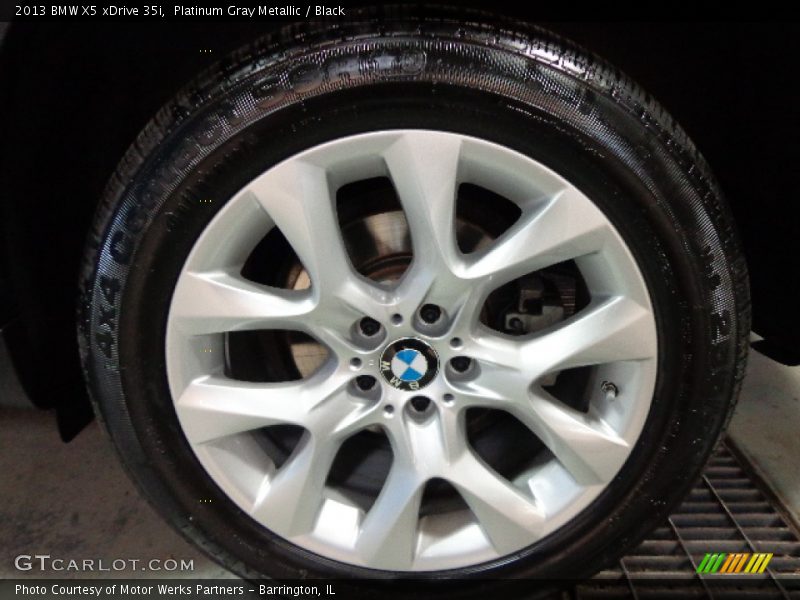 Platinum Gray Metallic / Black 2013 BMW X5 xDrive 35i