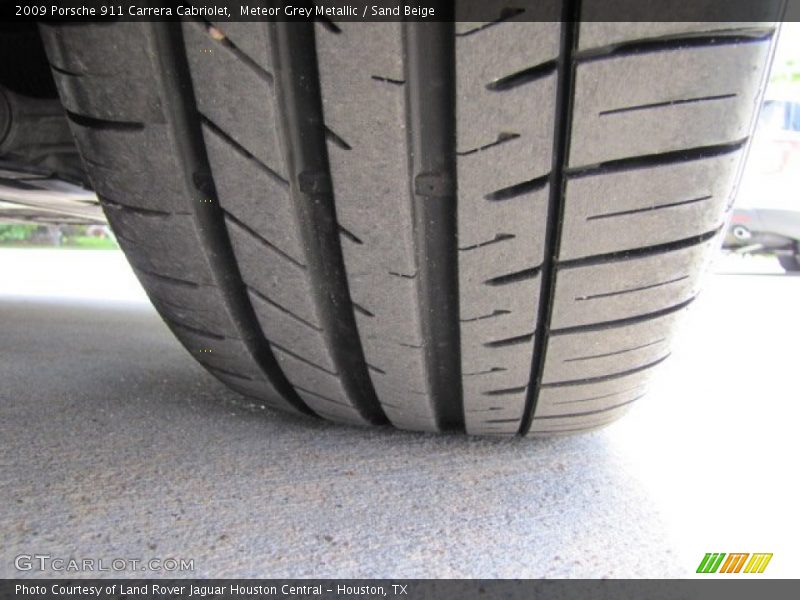 Meteor Grey Metallic / Sand Beige 2009 Porsche 911 Carrera Cabriolet
