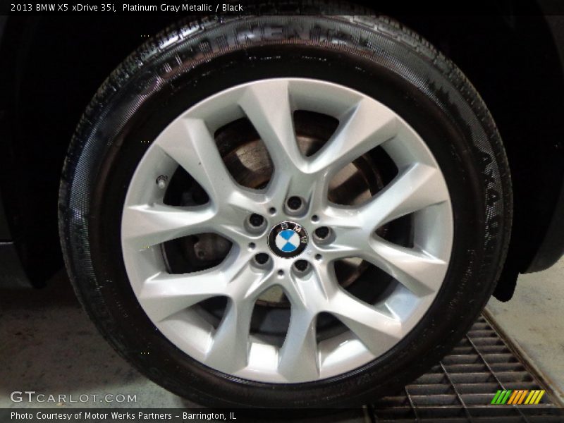 Platinum Gray Metallic / Black 2013 BMW X5 xDrive 35i