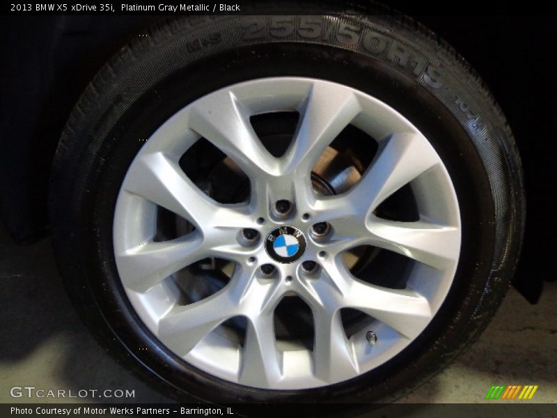 Platinum Gray Metallic / Black 2013 BMW X5 xDrive 35i